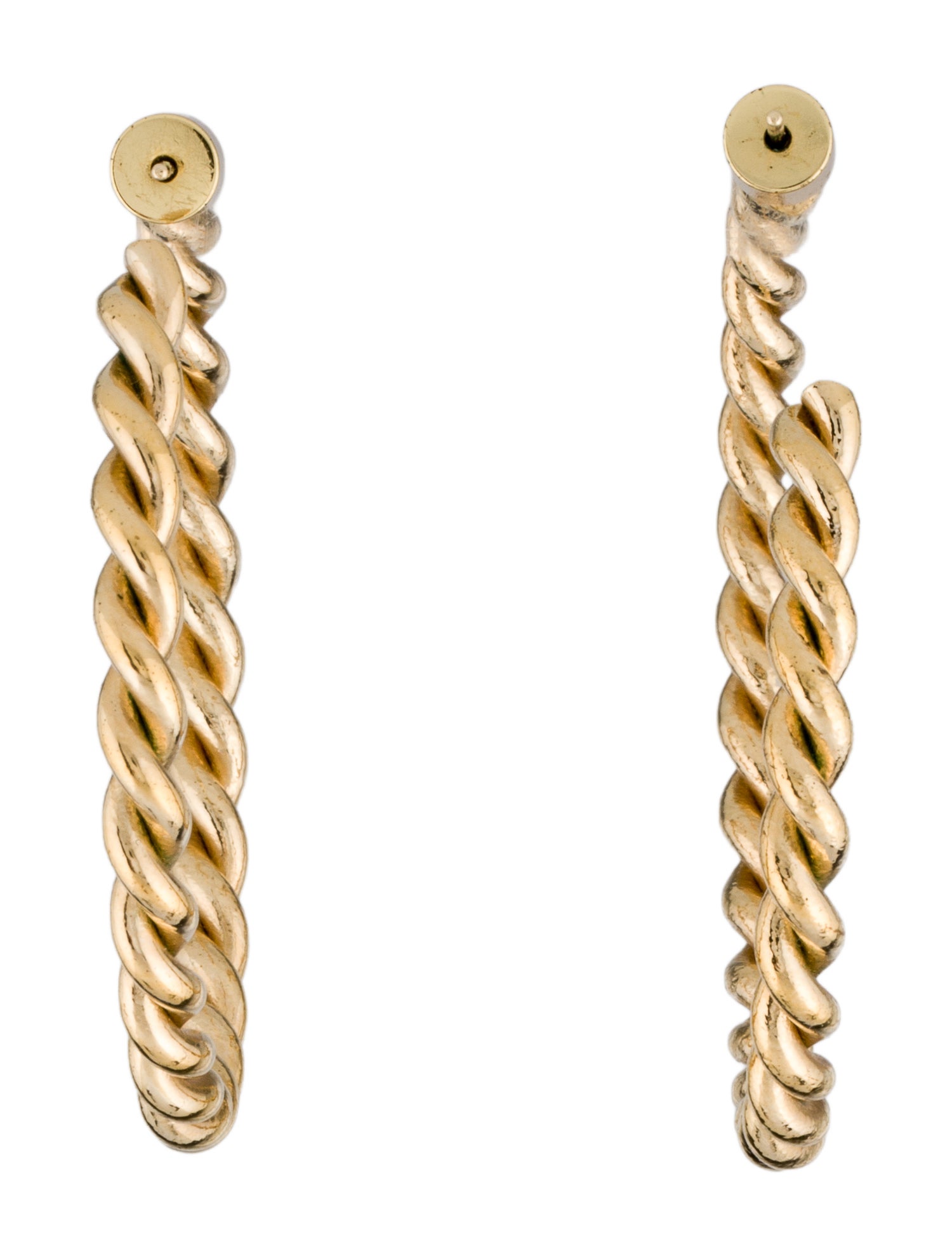 Jennifer Fisher Baby Ayesha Twisted Hoop Earrings